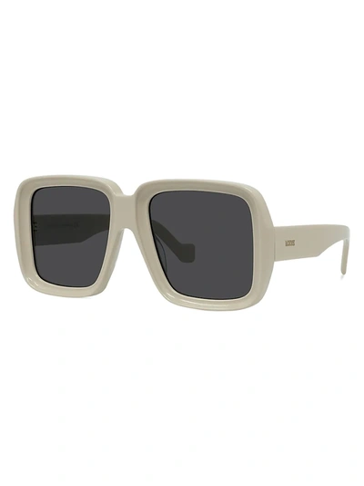 Shop Loewe Women's 56mm Square Sunglasses In Beige