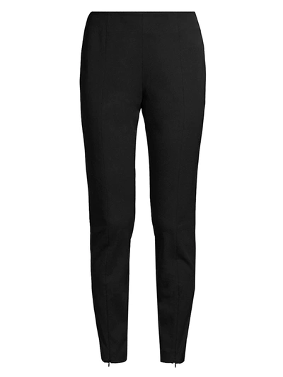 Shop Milly Reagan Bi-stretch Pants In Black
