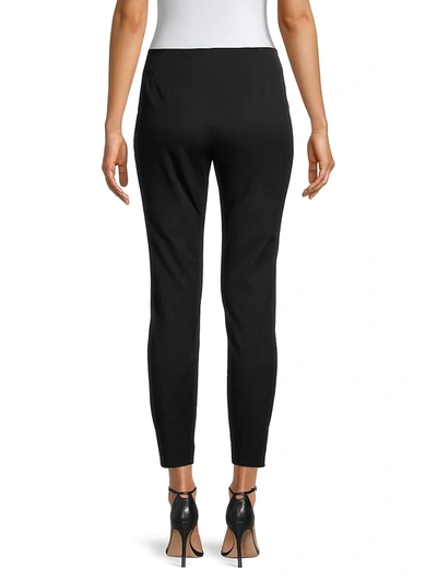 Shop Milly Reagan Bi-stretch Pants In Black