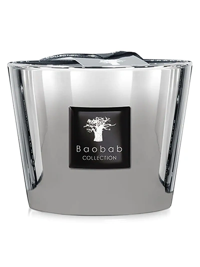 Shop Baobab Collection Les Exclusives Max10 Platinum Candle In Silver