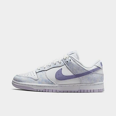 Shop Nike Women's Dunk Low Og Casual Shoes In Purple Pulse/purple Pulse/white