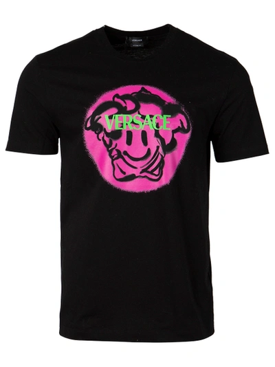 Shop Versace Medusa Smiley T-shirt