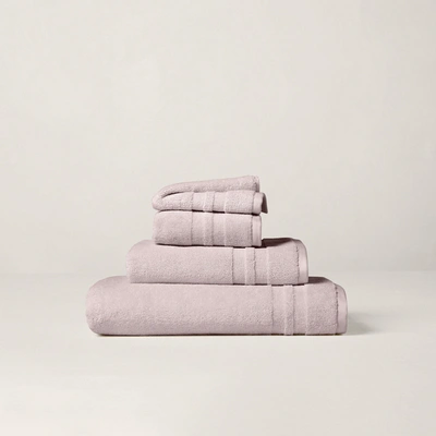 Shop Ralph Lauren Payton Bath Towels & Mat In Hyacinth Lilac