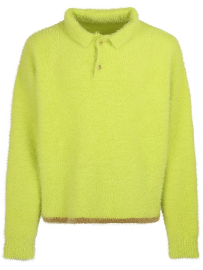 Shop Jacquemus Relaxed Fit Sweater In Green