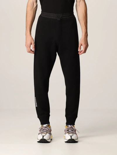 Shop Dsquared2 Pants  Jogging Pants With Icon Logo In Black