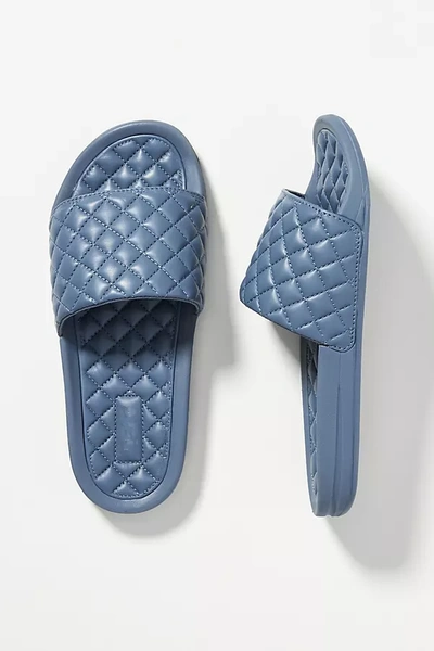 Shop Apl Athletic Propulsion Labs Apl Lusso Slide Sandals In Blue
