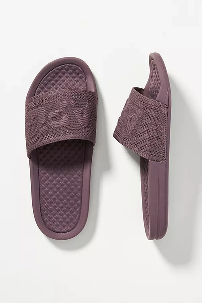 Shop Apl Athletic Propulsion Labs Apl Logo Techloom Slide Sandals In Purple