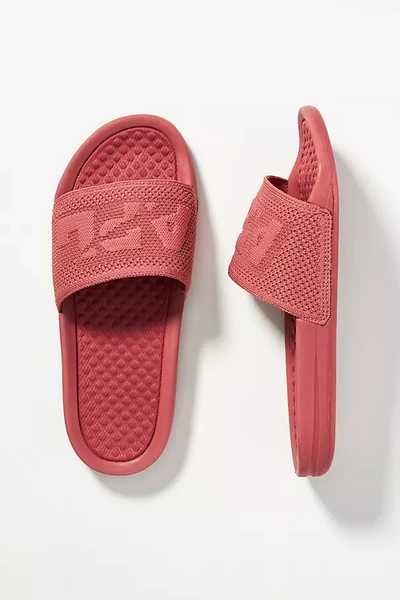 Shop Apl Athletic Propulsion Labs Apl Logo Techloom Slide Sandals In Purple