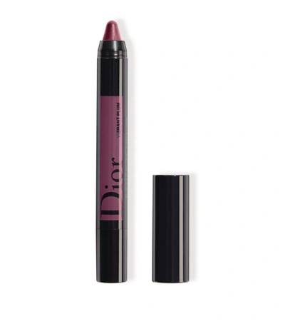 Shop Dior Rouge Graphist Lipstick Pencil Intense Colour Lipliner In Purple