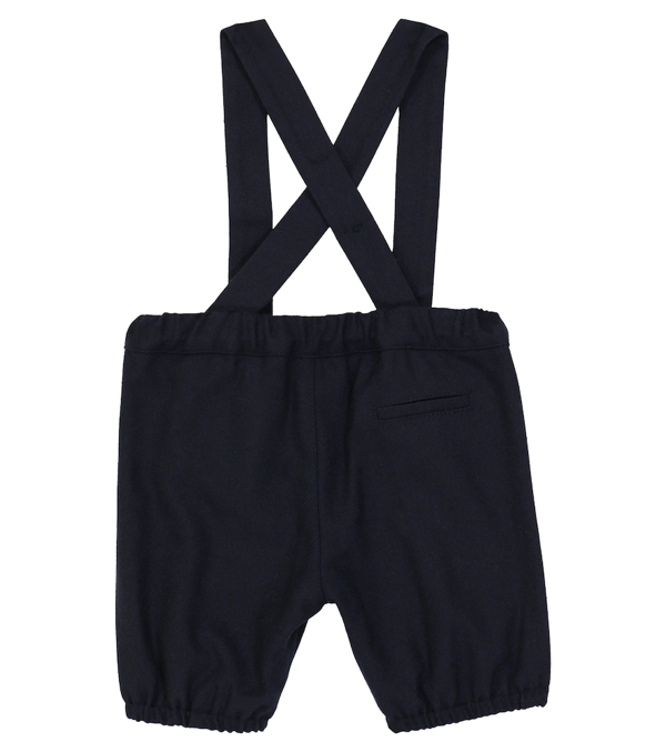 Tartine Et Chocolat crossover-strap dungarees - Blue
