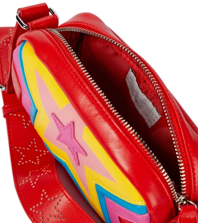 Shop Stella Mccartney Star Faux Leather Shoulder Bag In Multicoloured