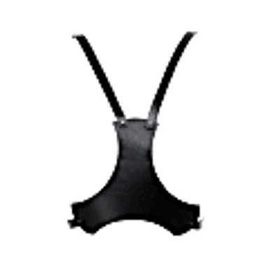 Plik Black Leather Suspenders- Black Leather Harness In Leather