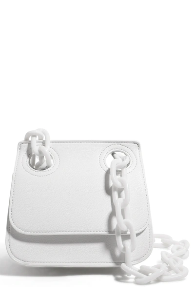 Shop House Of Want We Are Original Vegan Shoulder Bag In White/white