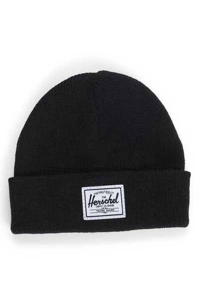 Shop Herschel Supply Co Sprout Knit Beanie In Black