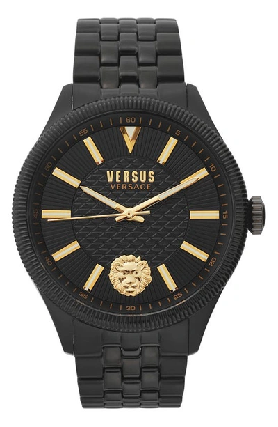 Shop Versus Colonne Bracelet Watch, 45mm In Black
