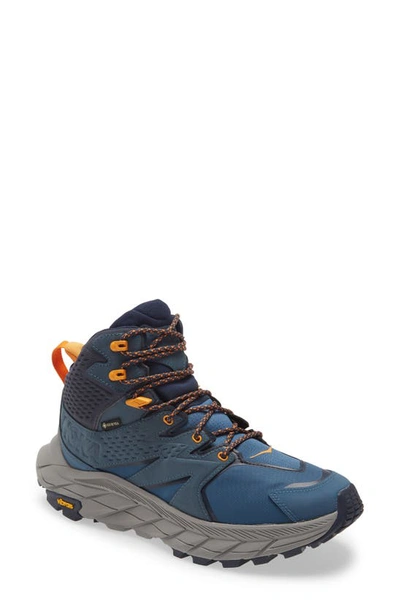 Hoka One One Anacapa Mid Gore-texâ® Waterproof Hiking Shoe In Real Teal /  Outer Space | ModeSens