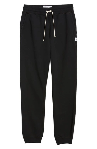 Shop Reigning Champ Slim Midweight Terry Sweatpants In Black