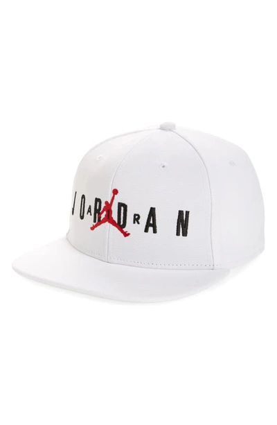 Shop Jordan Jumpman Air Baseball Cap In White