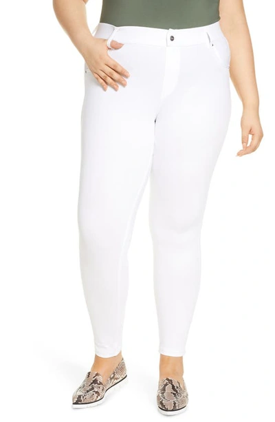 Shop Hue Ultrasoft Denim Leggings In White