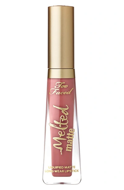 Shop Too Faced Melted Matte Liquid Lipstick In Poppin Corks