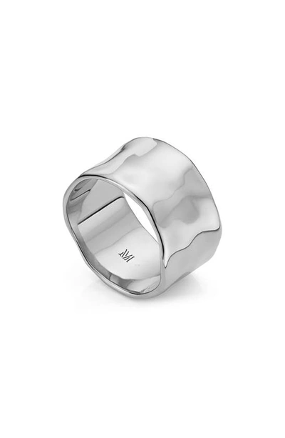 Shop Monica Vinader Siren Muse Ring In Silver