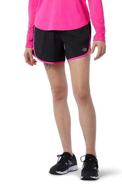 New Balance Women's Accelerate Short 5 Inch In Pink | ModeSens