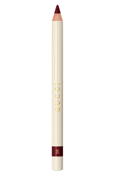 Gucci Long Lasting Bold Lip Liner Bordeaux 0.03 oz/ 1.05 G In 06