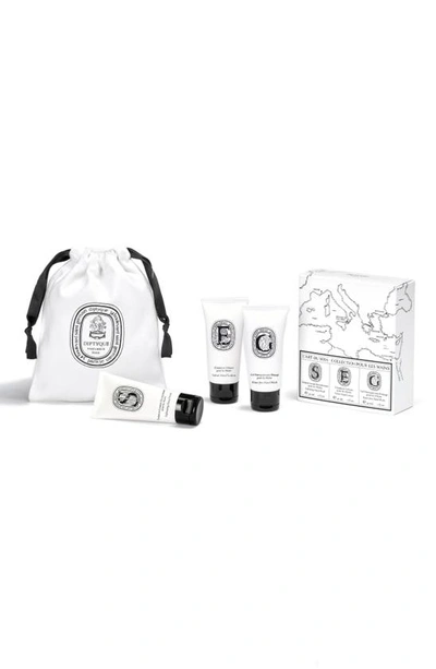 Shop Diptyque The Art Of Care Hand Travel Cleansing & Moisturizing Set