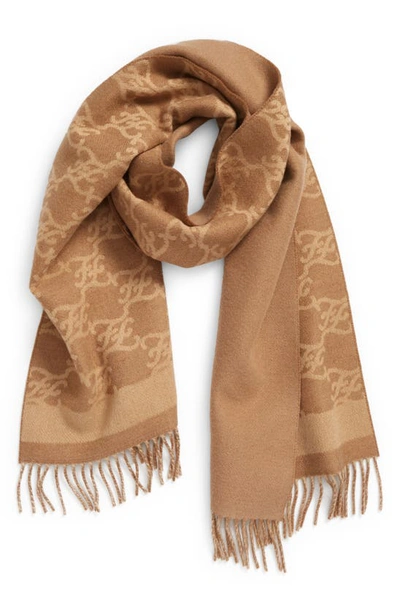 Louis-Vuitton Monogram Capital Cashmere Scarf