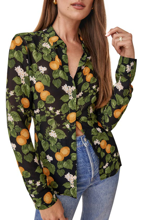 violet blouse reformation