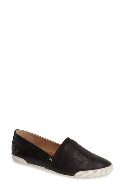 Shop Frye Melanie Slip-on Flat In Black