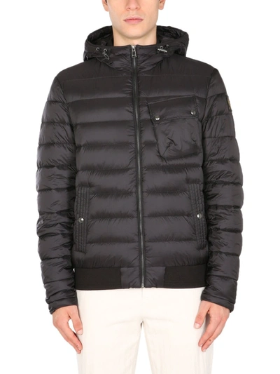 Shop Belstaff Streamline Padded Jacket In Black