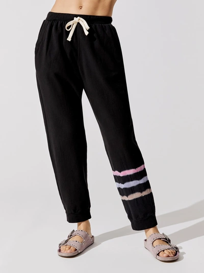 Shop Electric & Rose Abbot Kinney Sweatpant In Onyx,multi