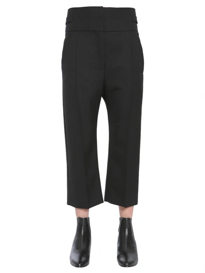 Shop Haider Ackermann Cropped Tailored Pants In Black
