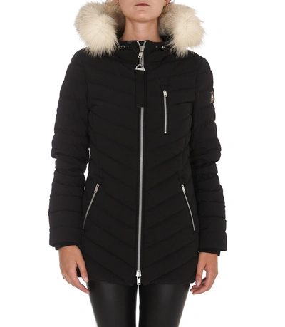 Shop Moose Knuckles Roselawn Down Jacket In Black