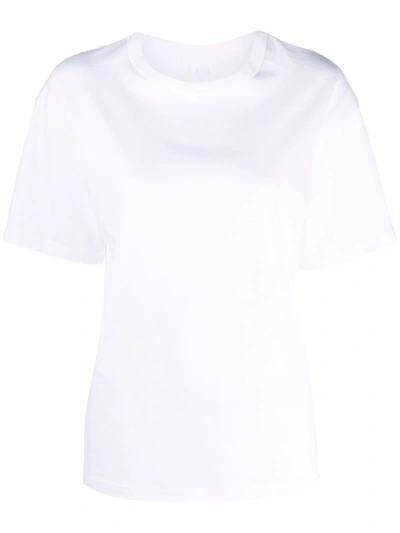 Shop Apc Short-sleeved Cotton T-shirt In Weiss
