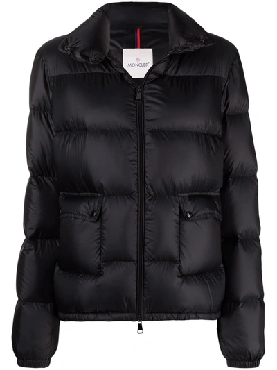 Moncler Lannic Water Resistant Lightweight Down Puffer Jacket In Black |  ModeSens