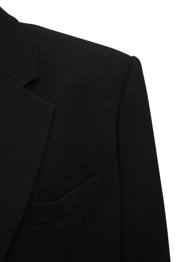 Shop The Andamane Black Single-breasted Viscose Blend Blazer