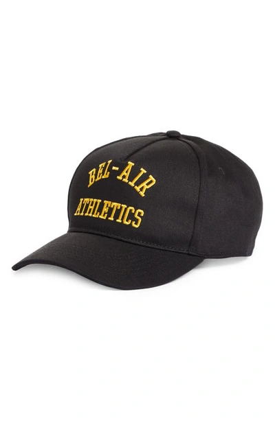 Shop Bel-air Athletics Logo Baseball Cap In Black