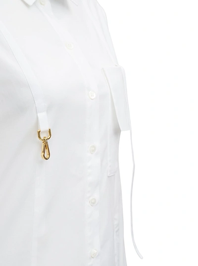 Shop Jacquemus Le Chemise Edolo Shirt In Viscose Blend In White