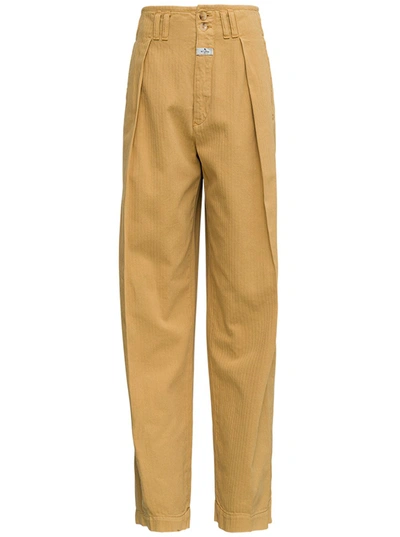 Shop Etro Oversize Pants Look15 In Beige