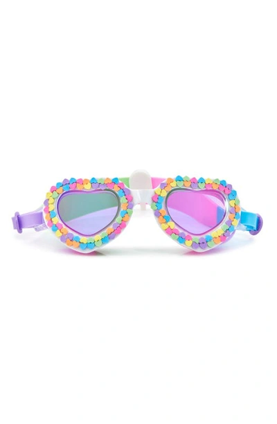 Shop Bling2o Kids' Candy Heart Swim Goggles In Multi