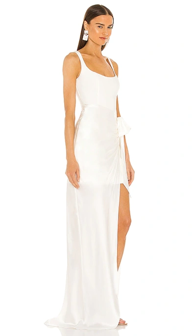 Cinq À Sept Marian Sleeveless Gown In White