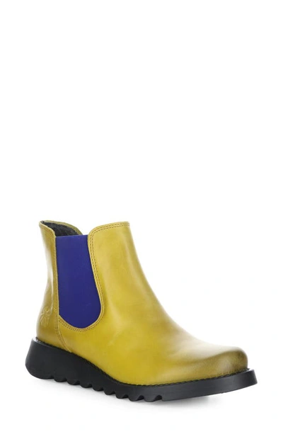 Shop Fly London 'salv' Chelsea Boot In 063 Mustard Rug