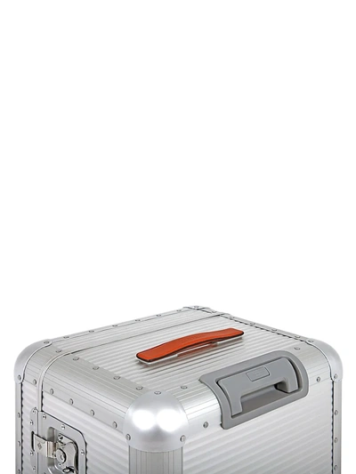 Shop Fpm Men's Bank S Collection Bank S Trunk On Wheels In Matte Silver