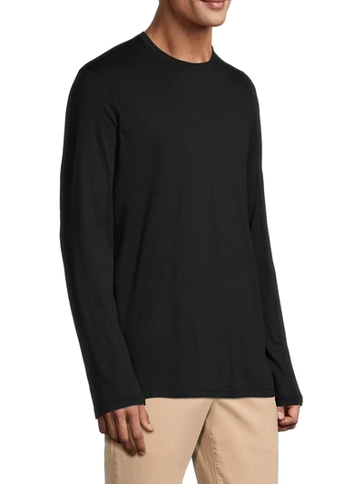 Shop Kiton Long Sleeve Pull-over Sweater In Bordeaux