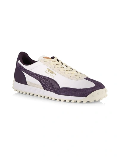 Puma Easy Rider Sc Leather Sneakers In White | ModeSens