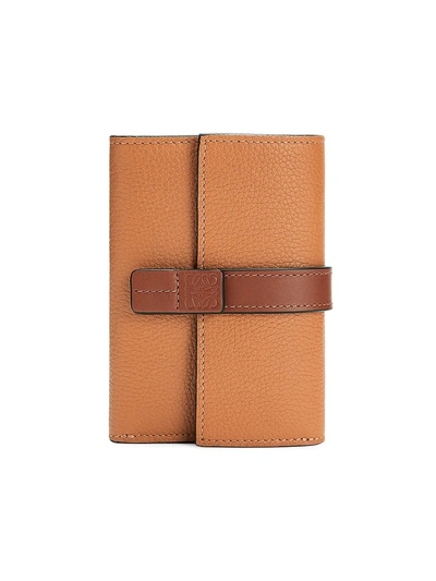 Shop Loewe Women's Small Leather Vertical Wallet In Light Caramel