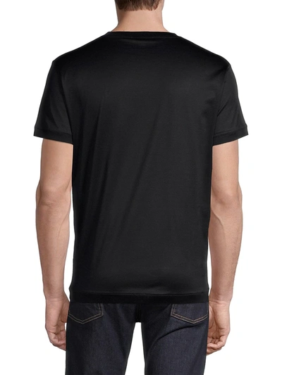 Shop Alexander Mcqueen Logo Jersey T-shirt In Black