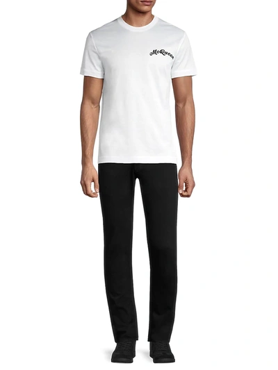 Shop Alexander Mcqueen Logo Jersey T-shirt In Black